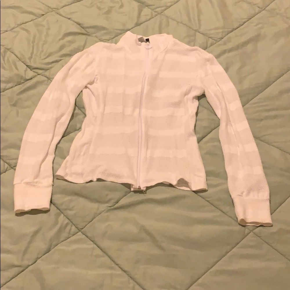 BCBGMaxazria zippered shirt size small